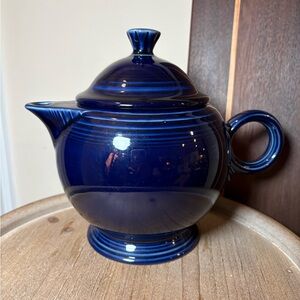 Fiestaware Retired Cobalt Blue Teapot NWT